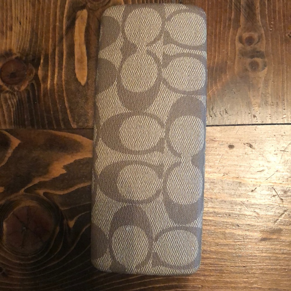 Coach glasses case